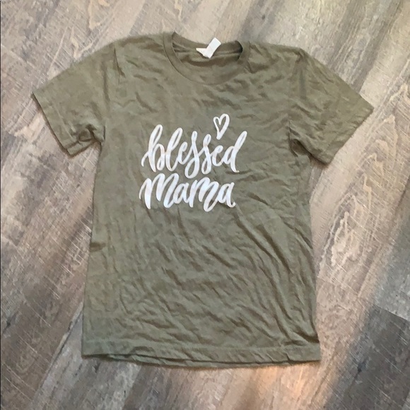 Bella Canvas Tops - Blessed Mama Bella Canvas shirt
